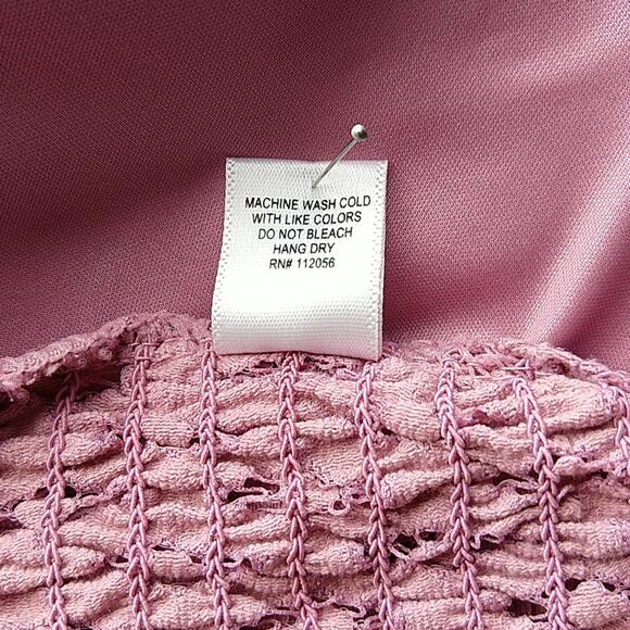 2X Burgundy Lace Bralette with Bra Pads Zenana double adjustable straps smocked - Picture 13 of 15